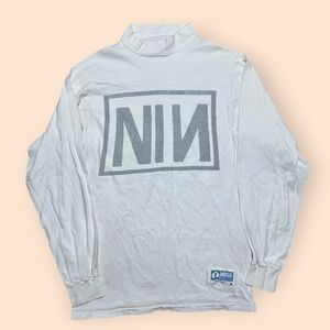 Vintage Nine Inch Nails 1994 Tour T Shirt Long Sleeve Rare Small Vtg 90s
